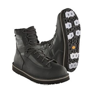 Patagonia Foot Tractor Wading Boots Aluminum Bar (Built By Danner) in Forge Grey